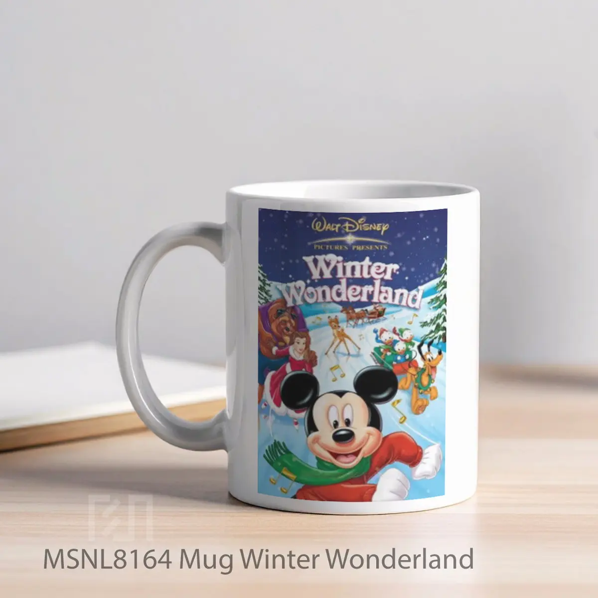 Mug Winter Wonderland Gelas Keramik Tema Film MSNL8164 - Tampak Kiri