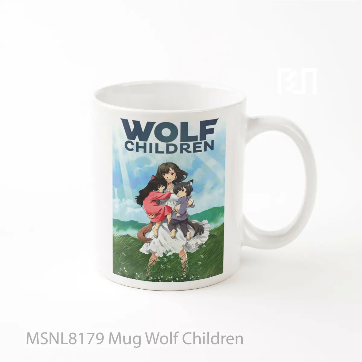 Mug Wolf Children Gelas Keramik Tema Film MSNL8179