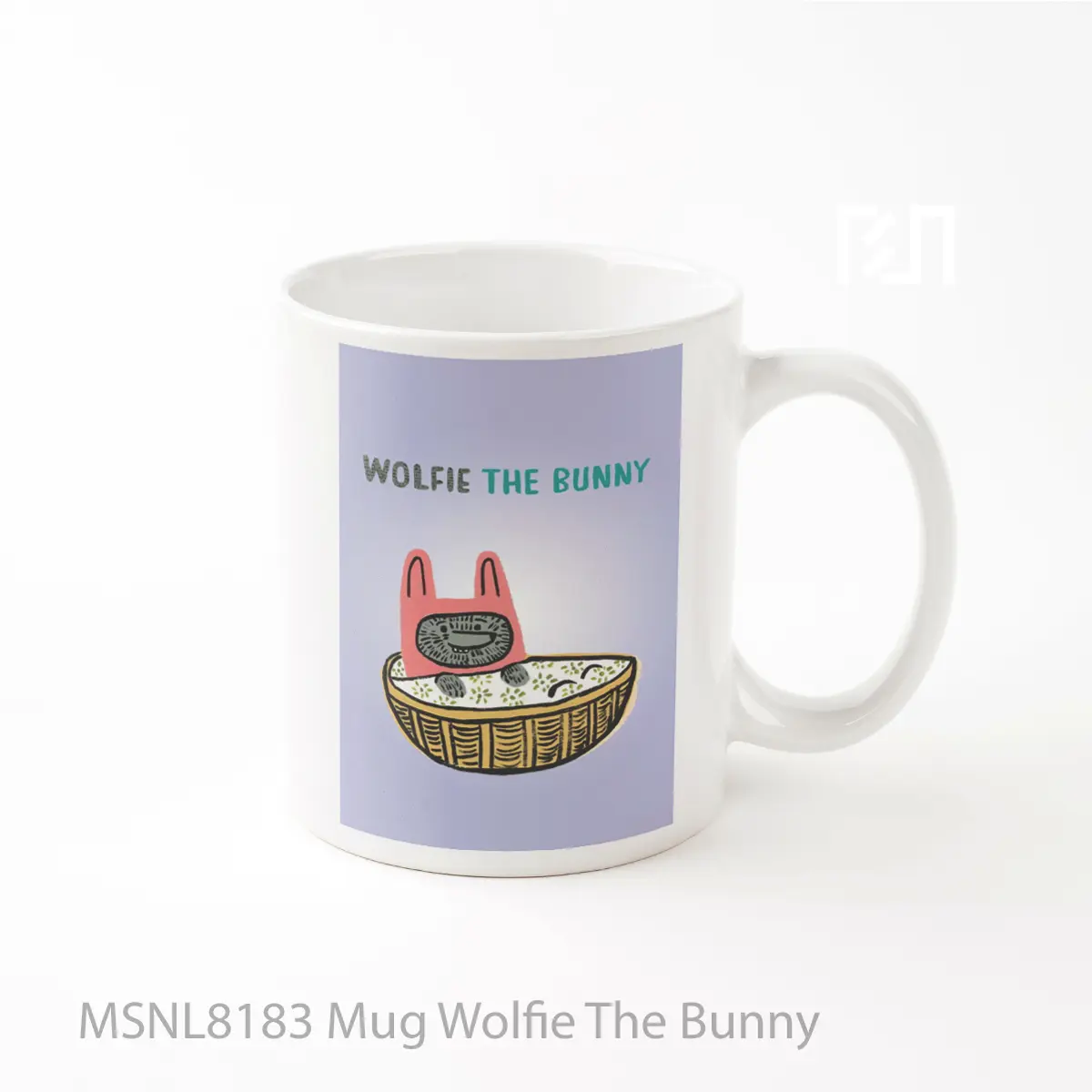 Mug Wolfie The Bunny Gelas Keramik Tema Film MSNL8183