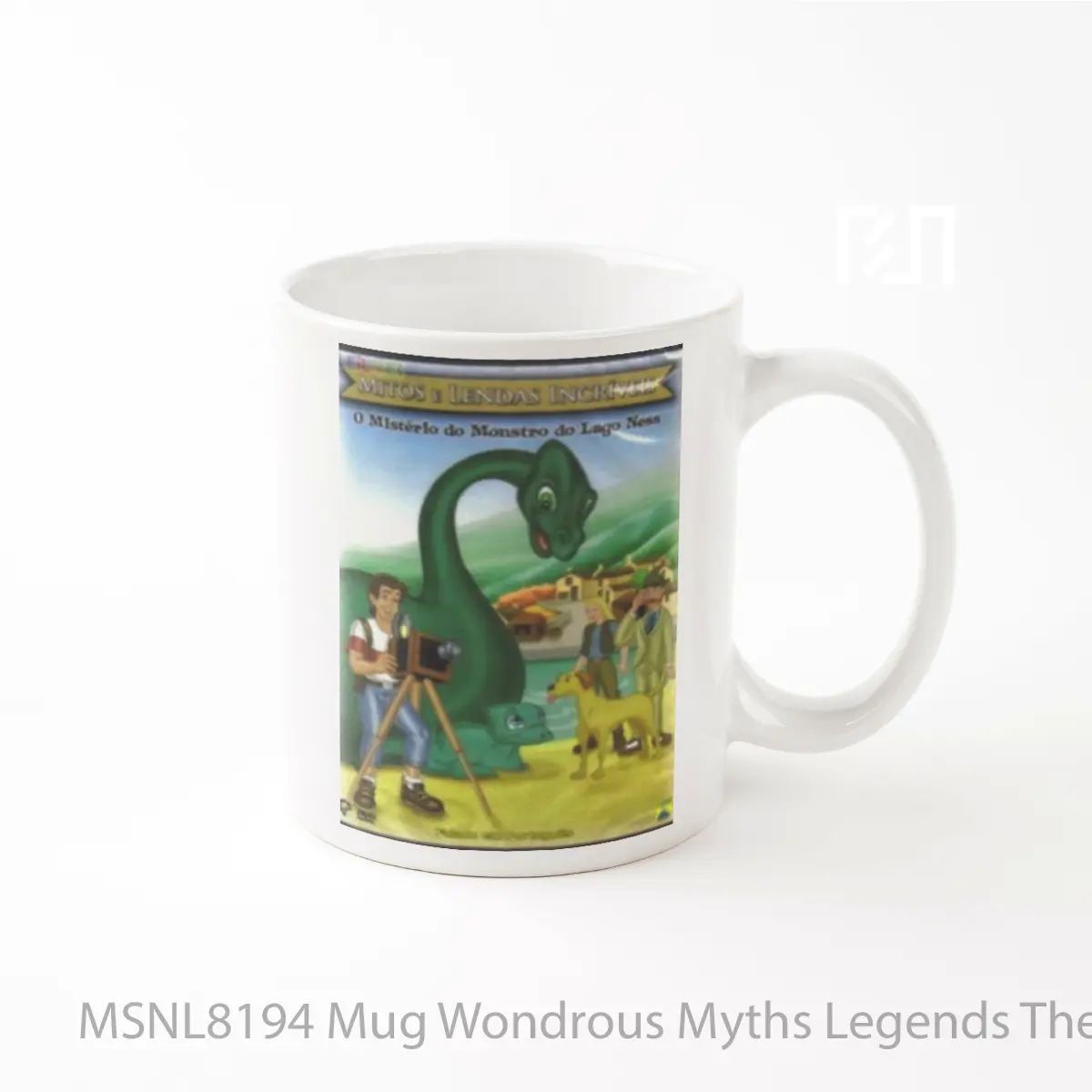 Mug Wondrous Myths Legends The Mystery Of The Loch Ness Monster Gelas Keramik Tema Film MSNL8194