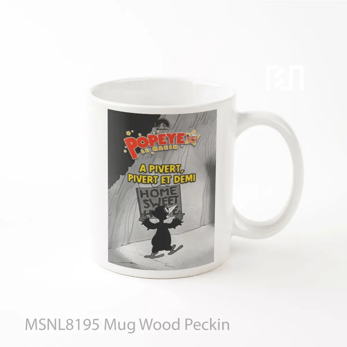 Mug Wood Peckin Gelas Keramik Tema Film MSNL8195