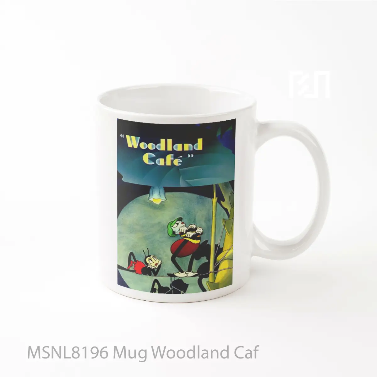 Mug Woodland Caf Gelas Keramik Tema Film MSNL8196