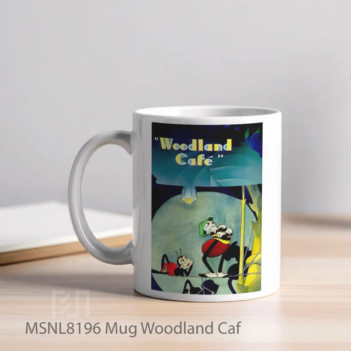 Mug Woodland Caf Gelas Keramik Tema Film MSNL8196 - Tampak Kiri