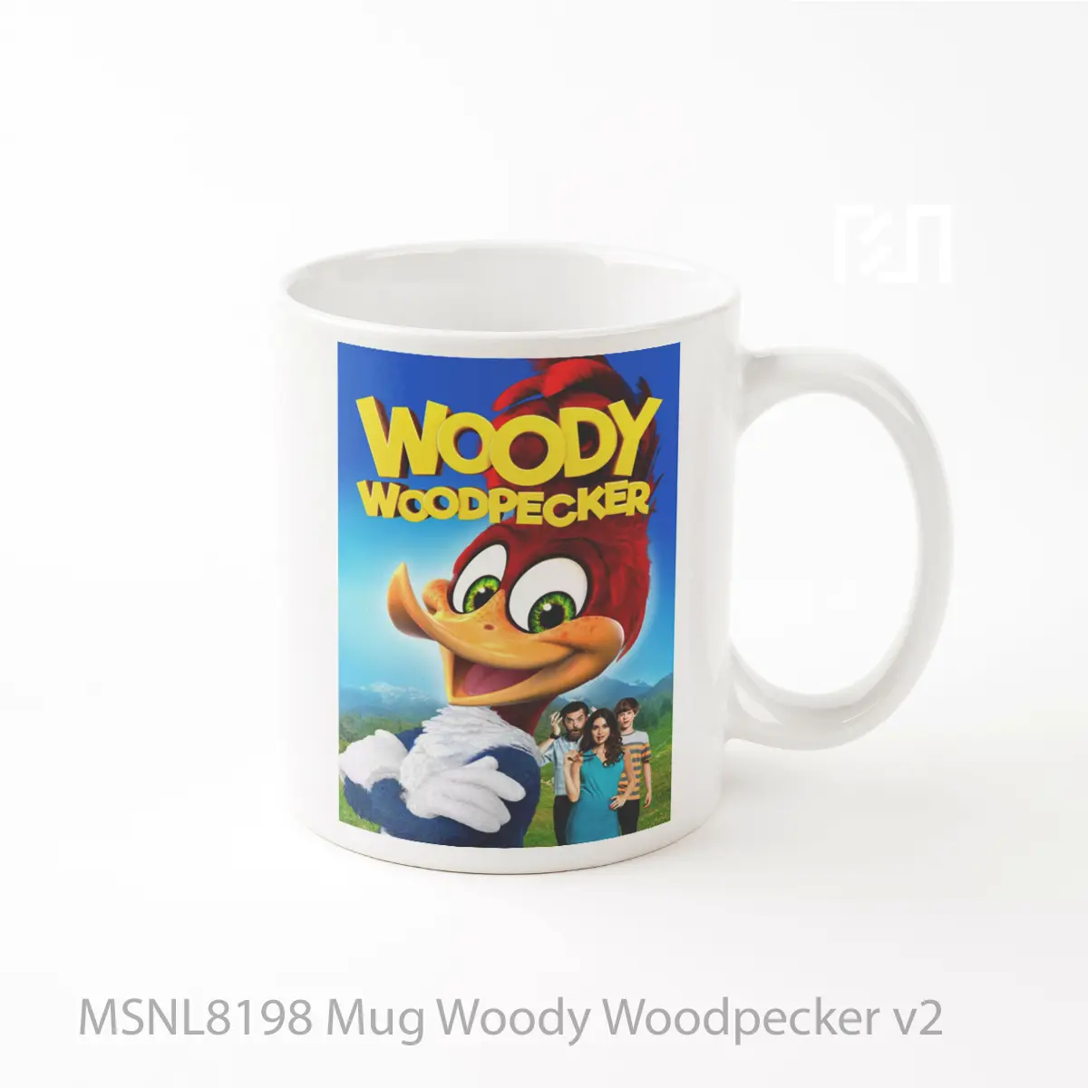 Mug Woody Woodpecker V2 Gelas Keramik Tema Film MSNL8198