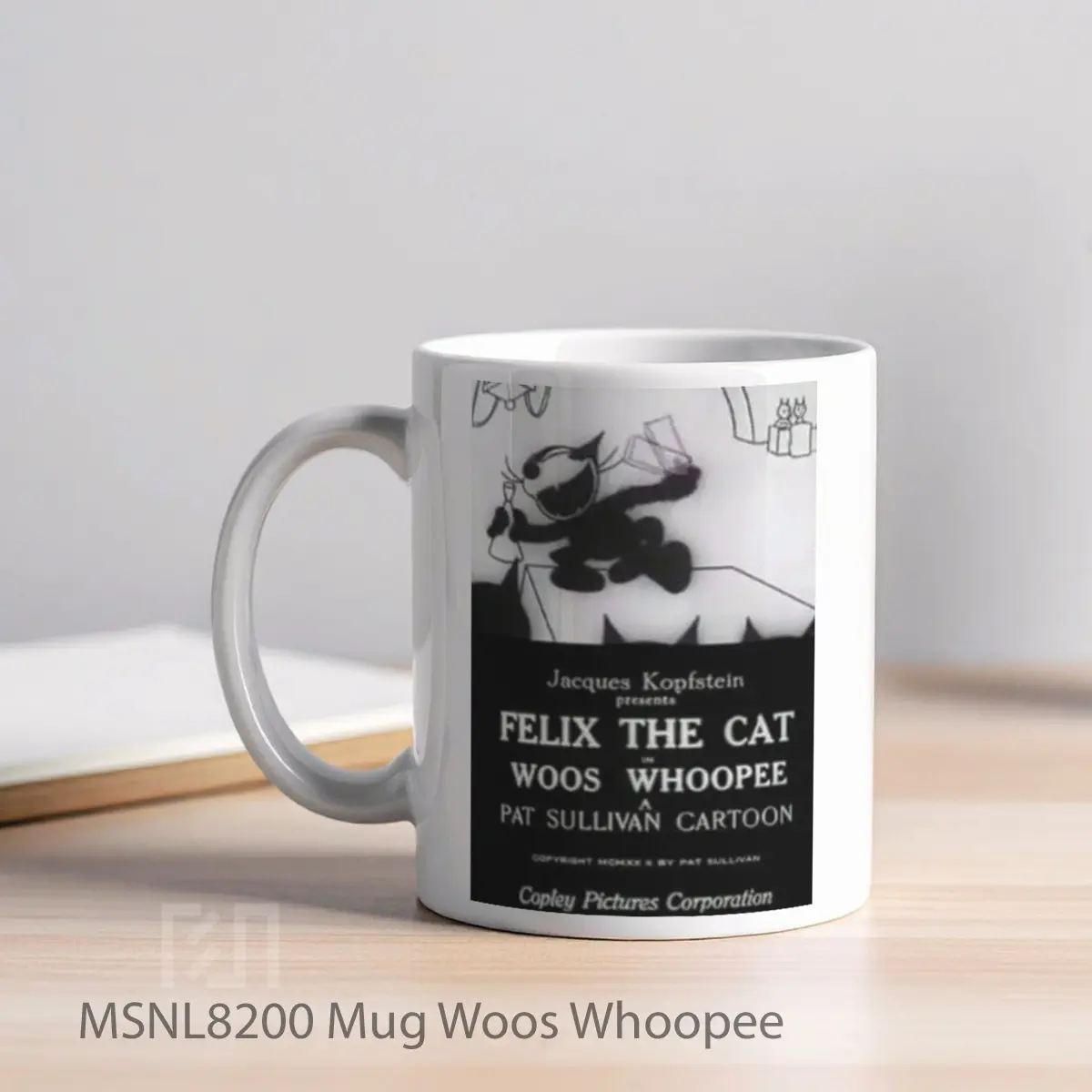 Mug Woos Whoopee Gelas Keramik Tema Film MSNL8200 - Tampak Kiri
