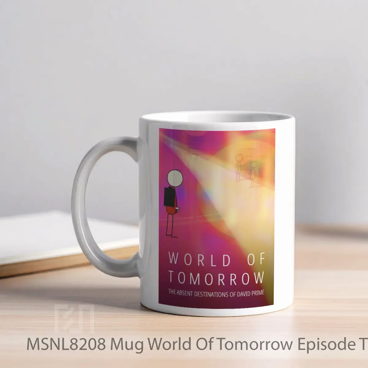 Mug World Of Tomorrow Episode Three The Absent Destinations Of David Prime Gelas Keramik Tema Film MSNL8208 - Tampak Kiri