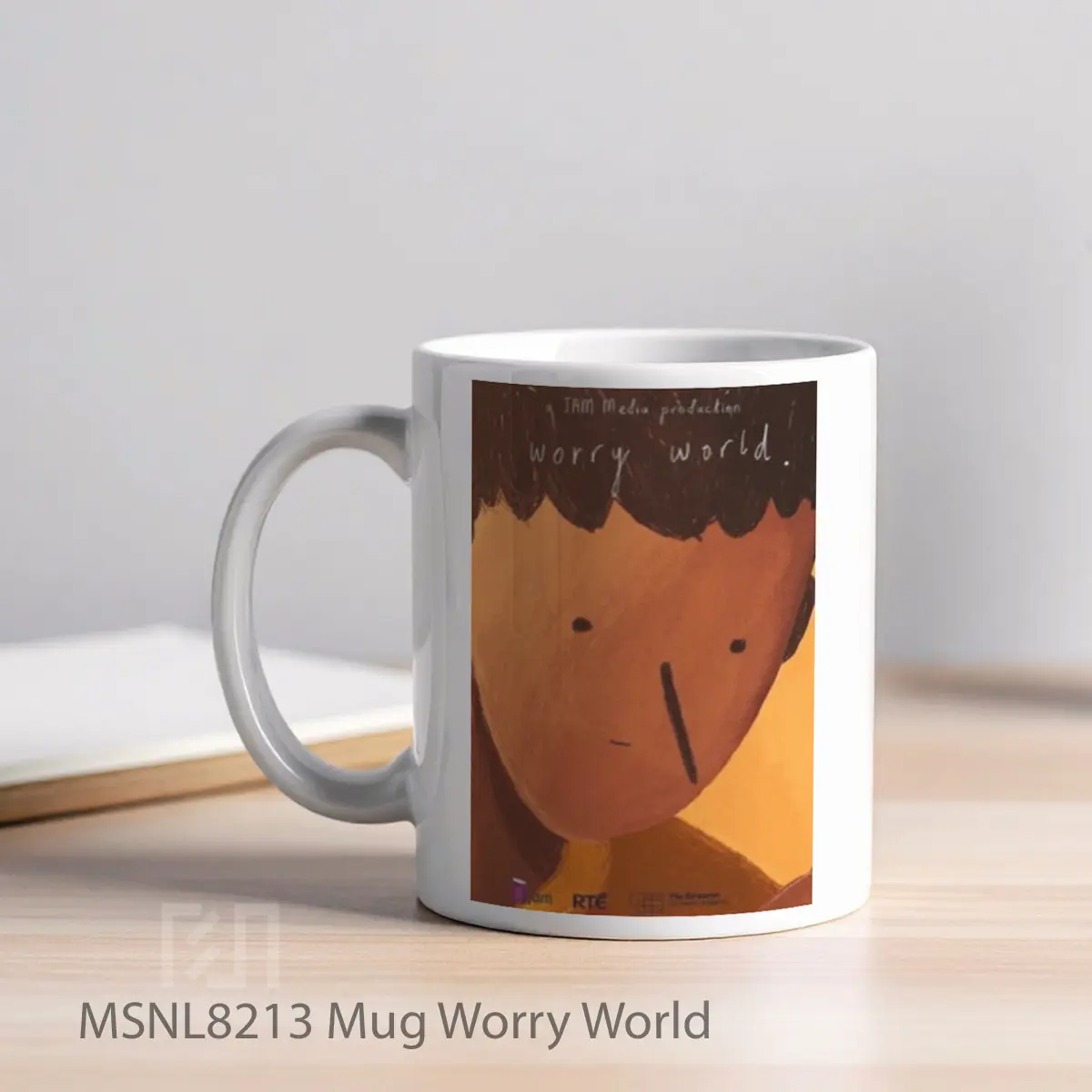 Mug Worry World Gelas Keramik Tema Film MSNL8213 - Tampak Kiri