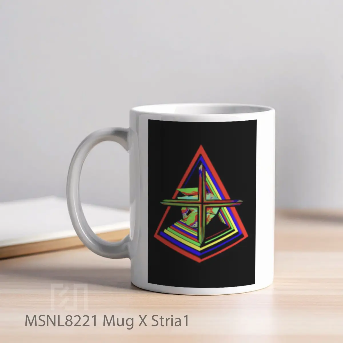 Mug X Stria1 Gelas Keramik Tema Film MSNL8221 - Tampak Kiri