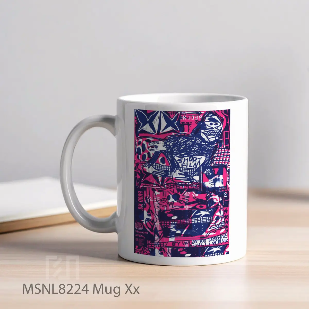 Mug Xx Gelas Keramik Tema Film MSNL8224 - Tampak Kiri