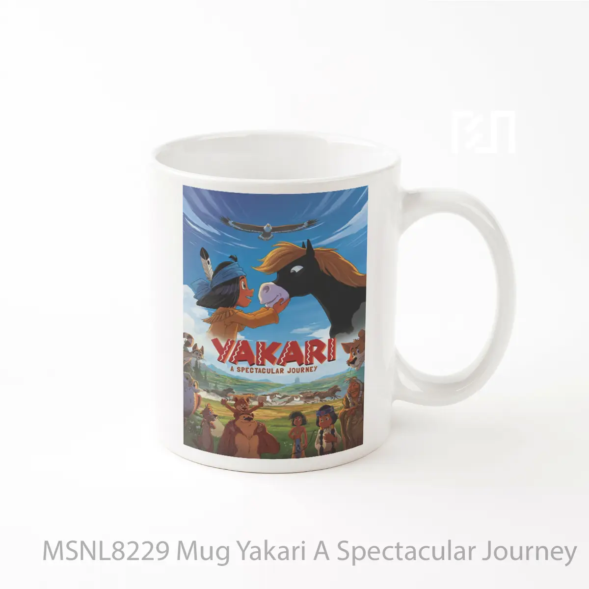 Mug Yakari A Spectacular Journey Gelas Keramik Tema Film MSNL8229