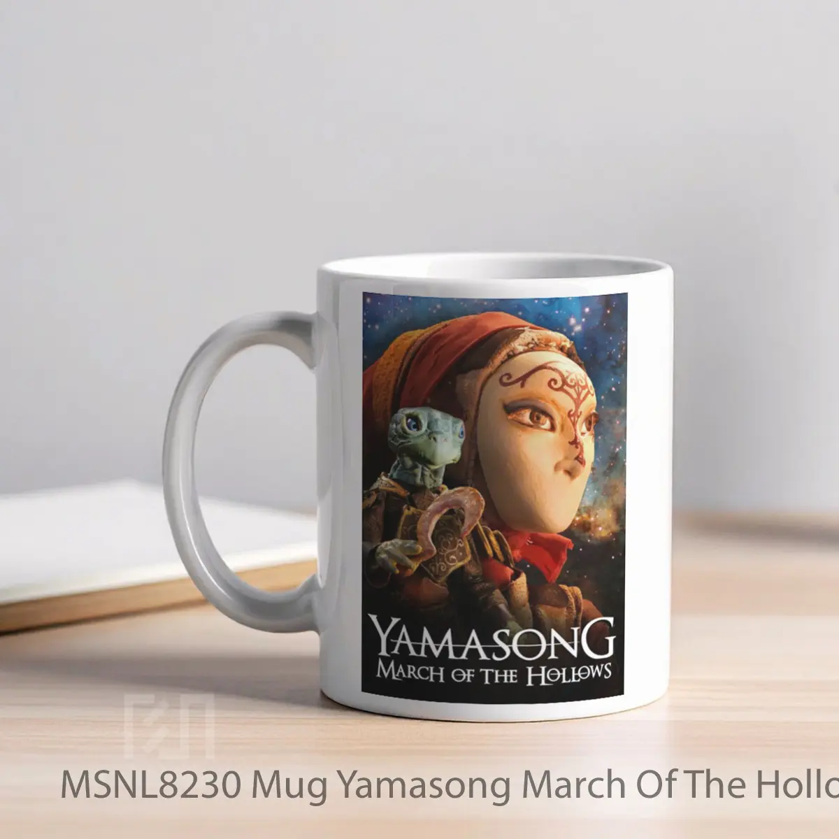 Mug Yamasong March Of The Hollows Gelas Keramik Tema Film MSNL8230 - Tampak Kiri