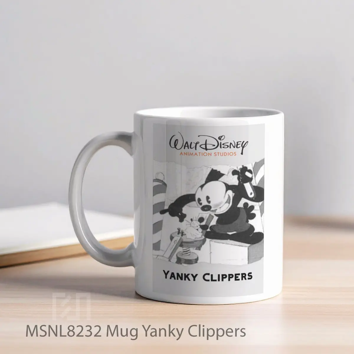 Mug Yanky Clippers Gelas Keramik Tema Film MSNL8232 - Tampak Kiri