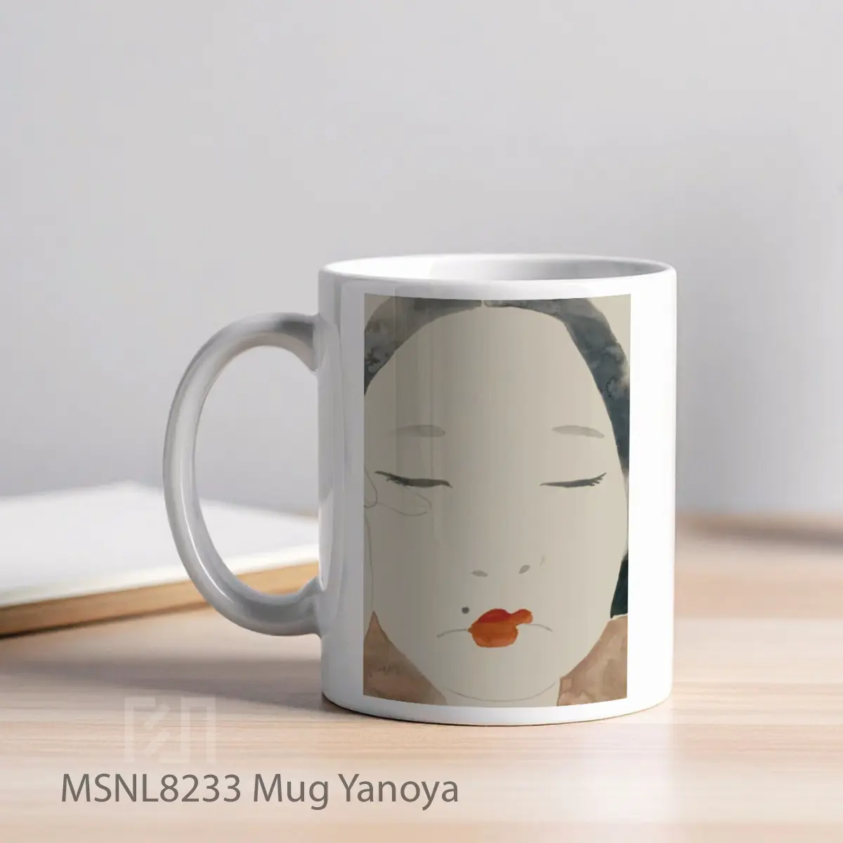 Mug Yanoya Gelas Keramik Tema Film MSNL8233 - Tampak Kiri