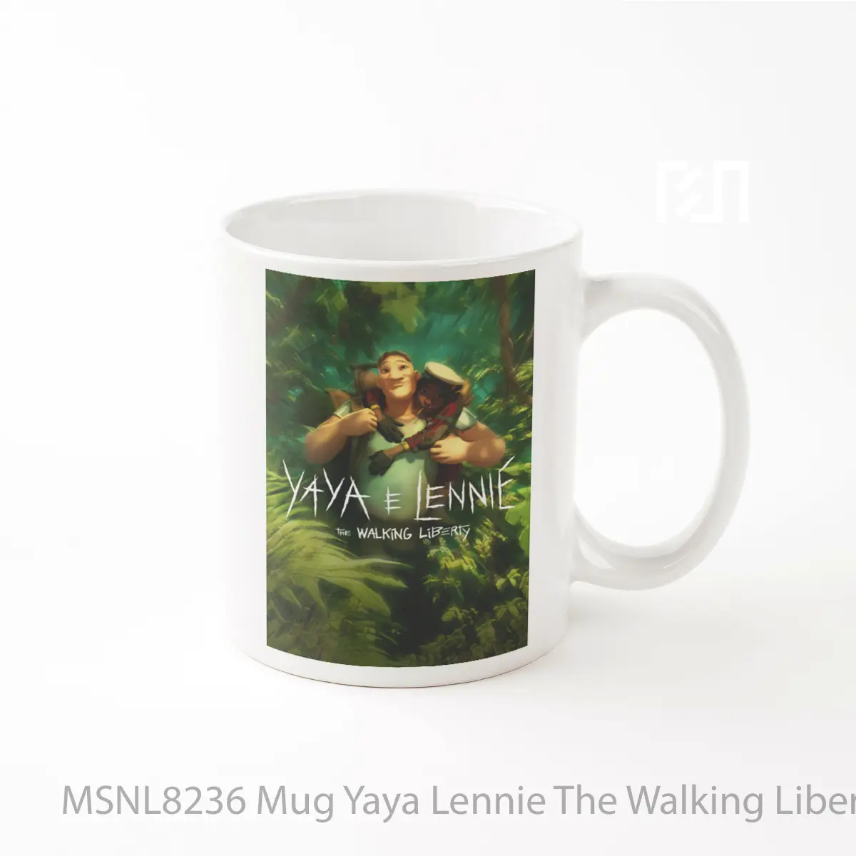 Mug Yaya Lennie The Walking Liberty Gelas Keramik Tema Film MSNL8236