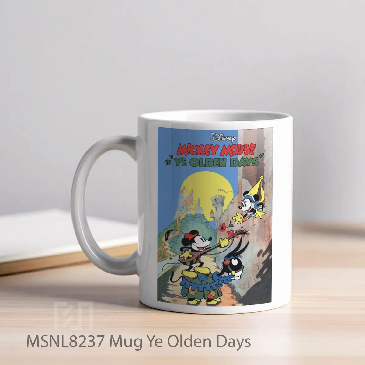 Mug Ye Olden Days Gelas Keramik Tema Film MSNL8237 - Tampak Kiri