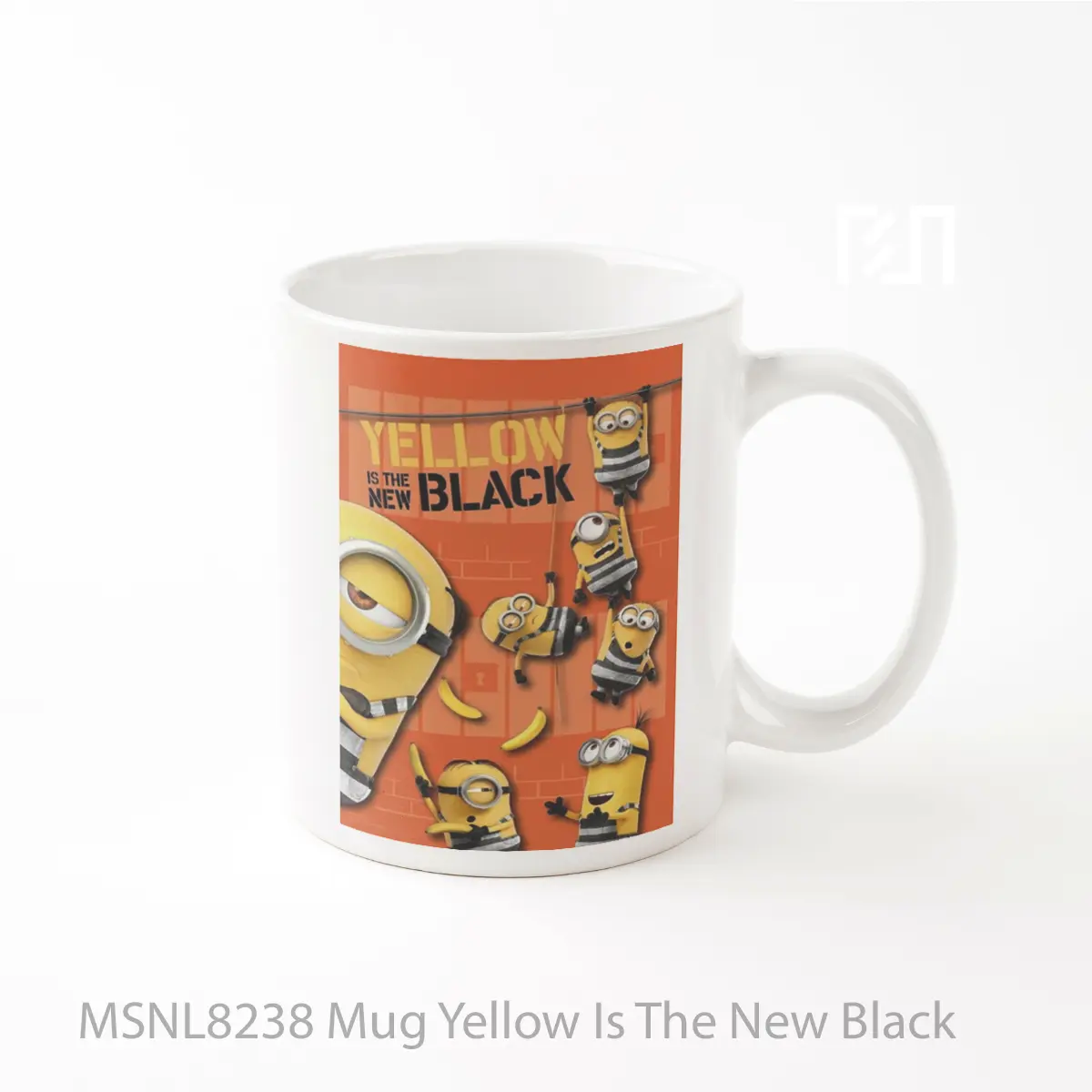 Mug Yellow Is The New Black Gelas Keramik Tema Film MSNL8238