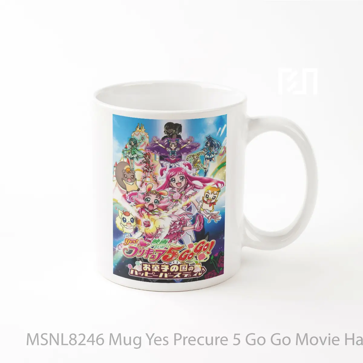 Mug Yes Precure 5 Go Go Movie Happy Birthday In The Land Of Sweets Gelas Keramik Tema Film MSNL8246