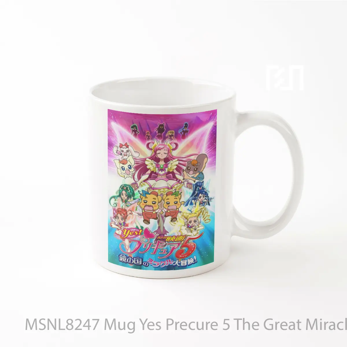 Mug Yes Precure 5 The Great Miracle Adventure In The Country Of Mirrors Gelas Keramik Tema Film MSNL8247