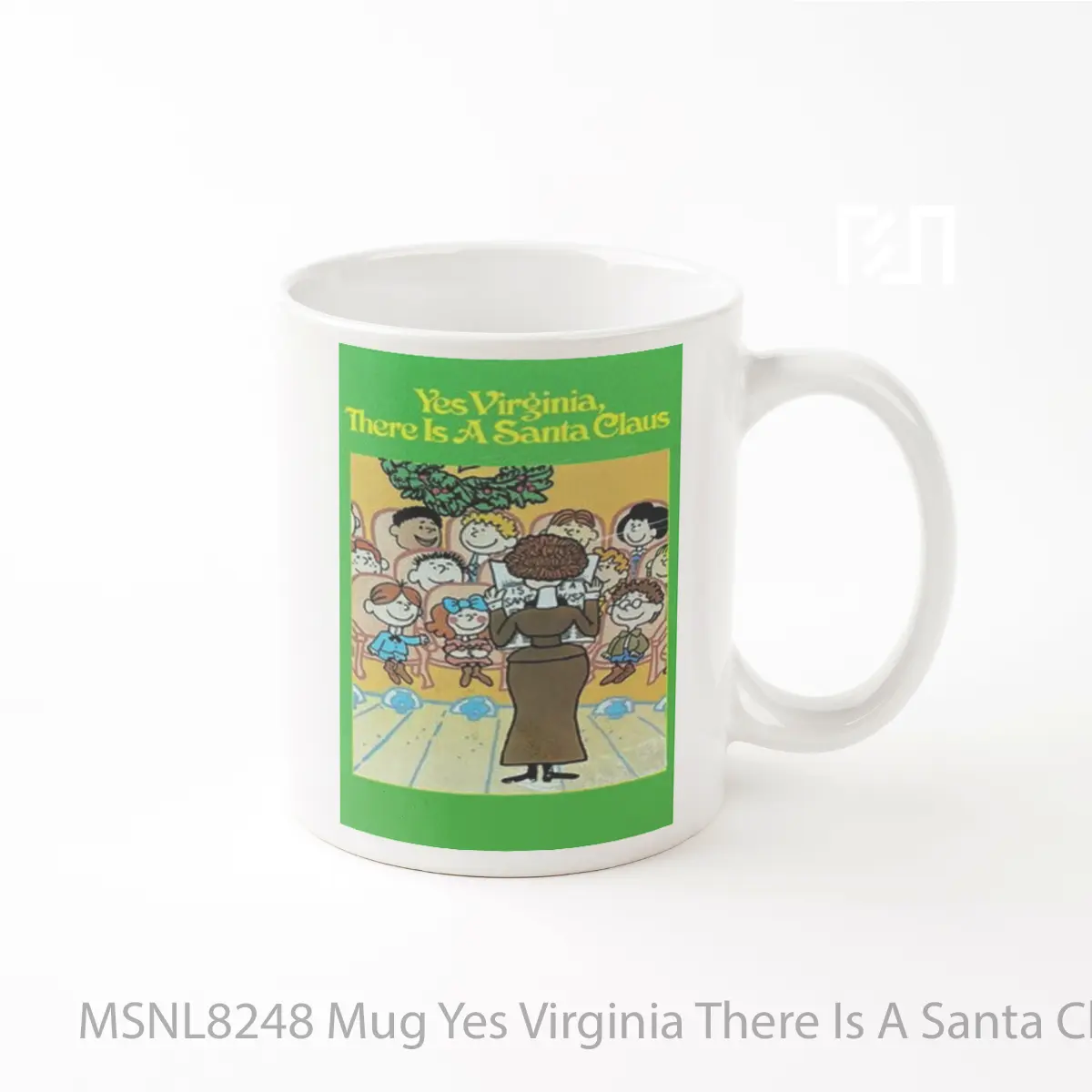 Mug Yes Virginia There Is A Santa Claus Gelas Keramik Tema Film MSNL8248