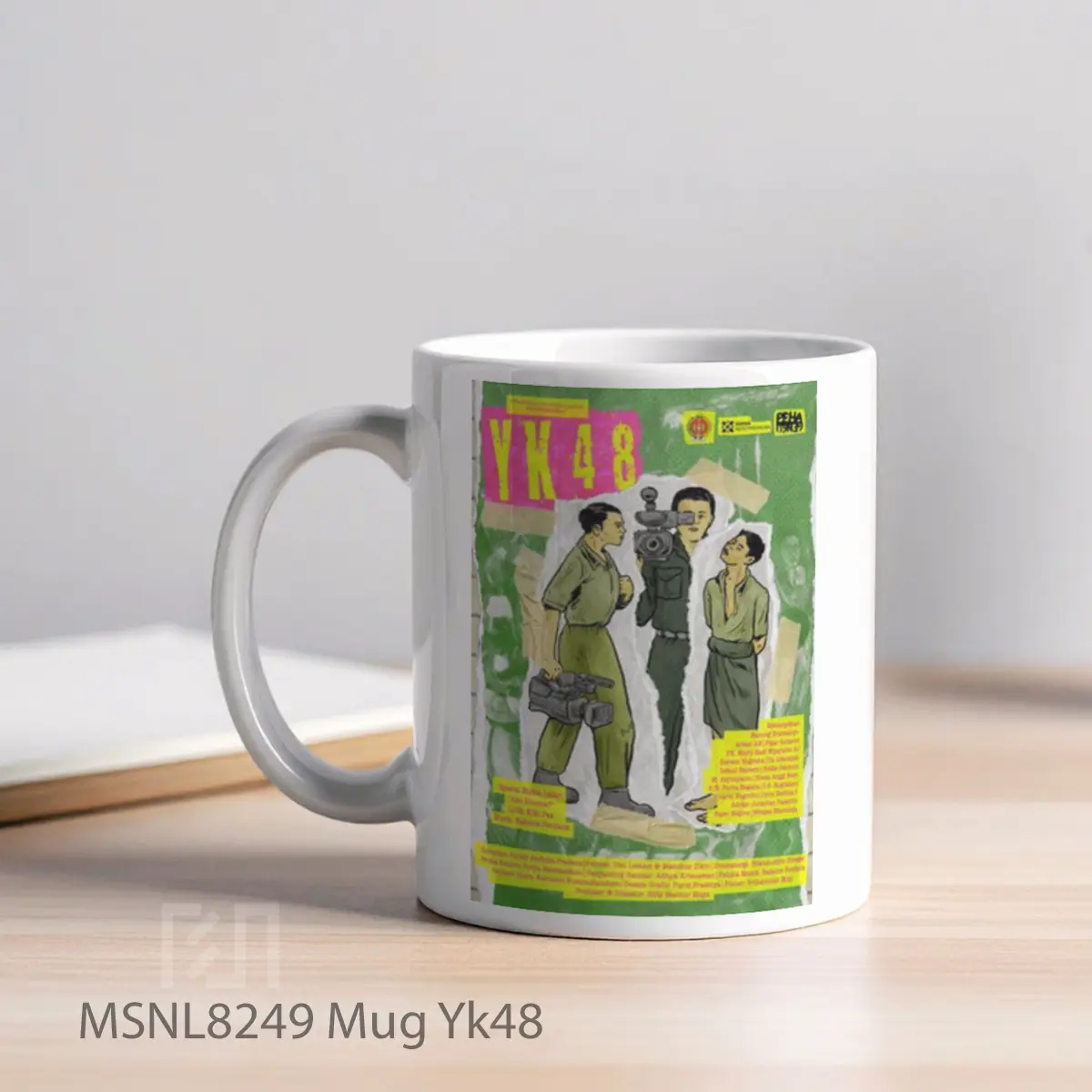 Mug Yk48 Gelas Keramik Tema Film MSNL8249 - Tampak Kiri