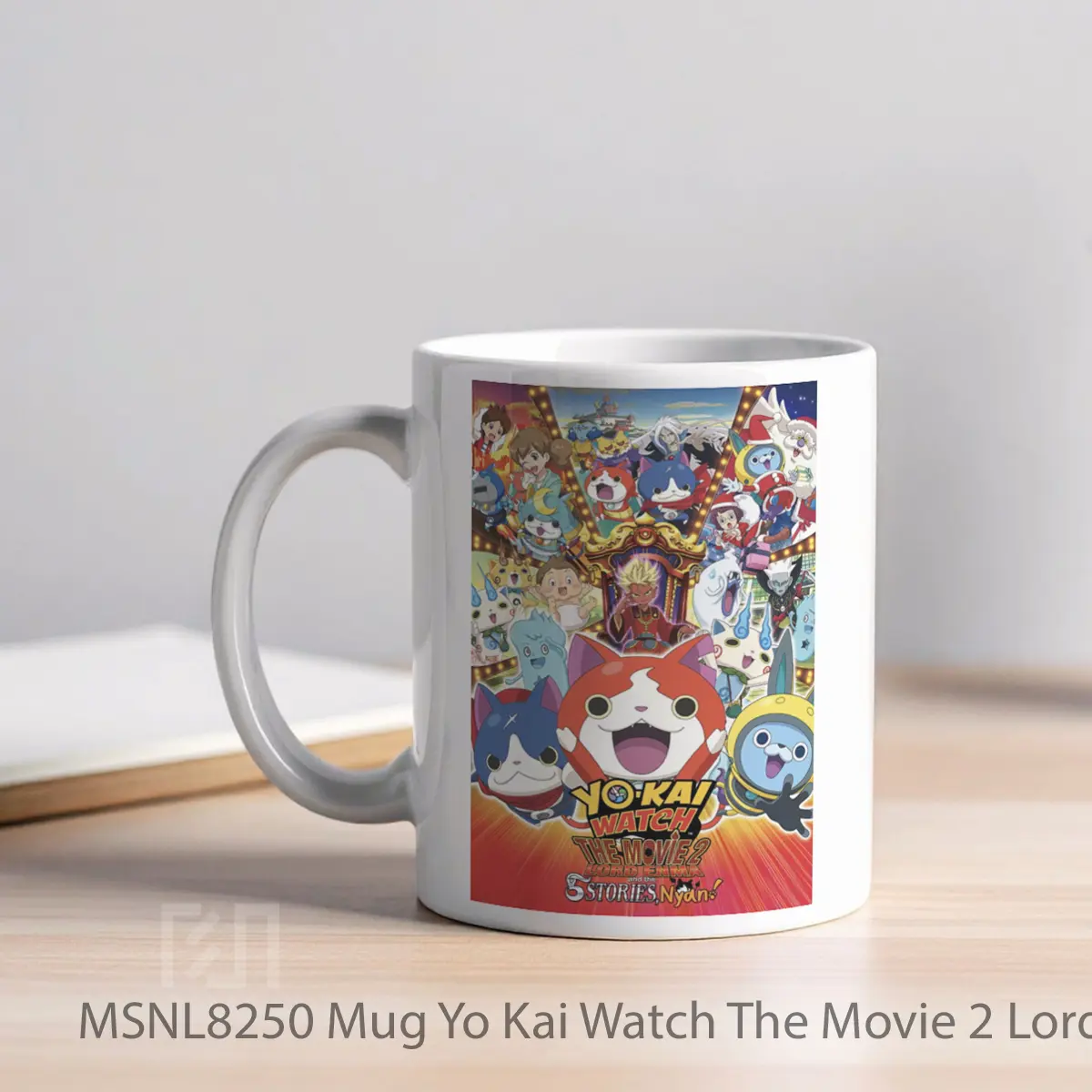 Mug Yo Kai Watch The Movie 2 Lord Enma And The Stories Nyan Gelas Keramik Tema Film MSNL8250 - Tampak Kiri