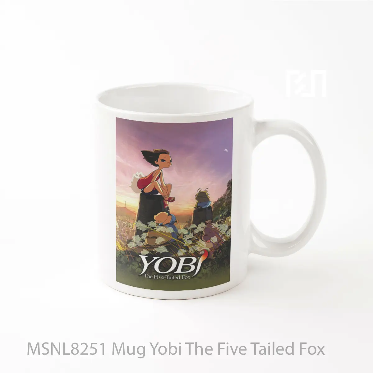 Mug Yobi The Five Tailed Fox Gelas Keramik Tema Film MSNL8251