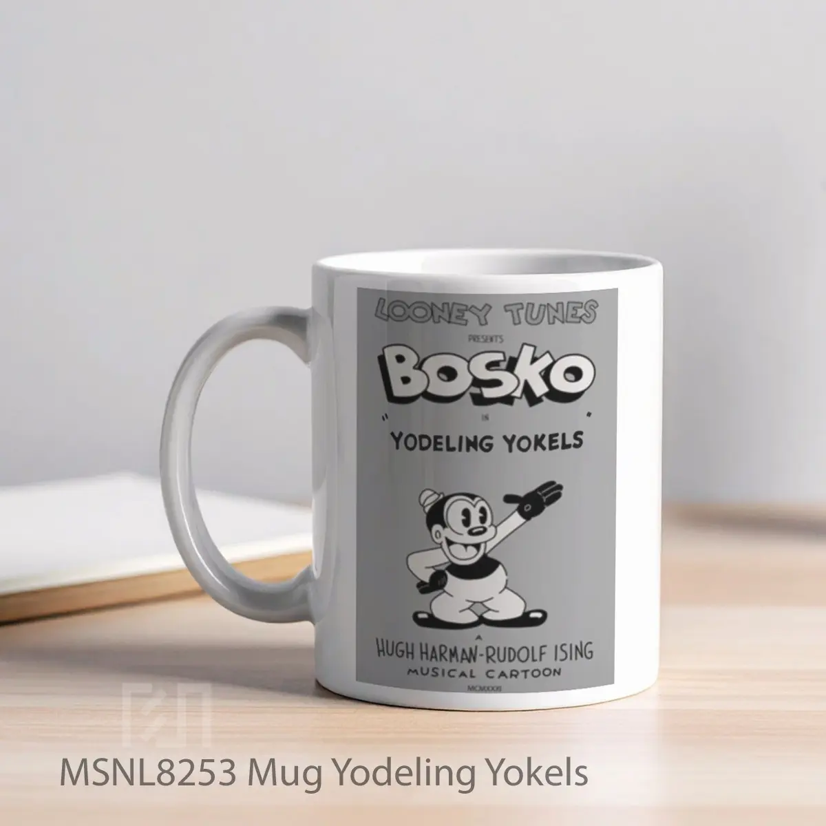 Mug Yodeling Yokels Gelas Keramik Tema Film MSNL8253 - Tampak Kiri
