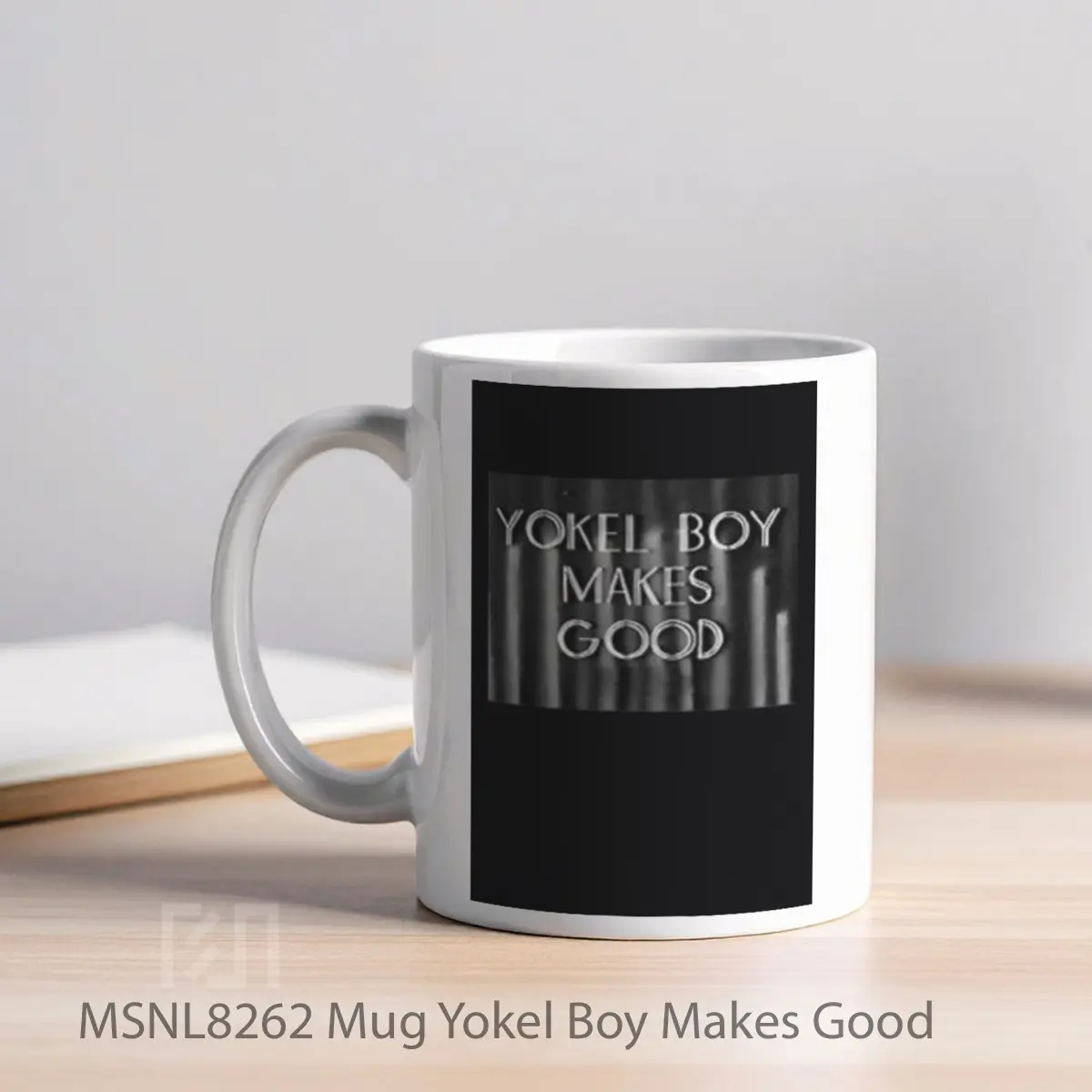 Mug Yokel Boy Makes Good Gelas Keramik Tema Film MSNL8262 - Tampak Kiri