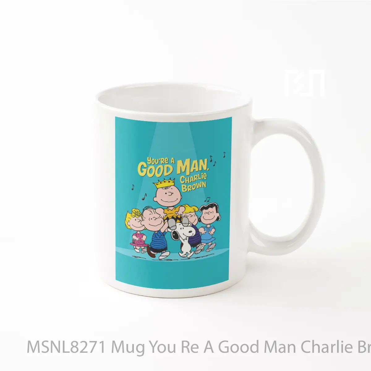 Mug You Re A Good Man Charlie Brown Gelas Keramik Tema Film MSNL8271