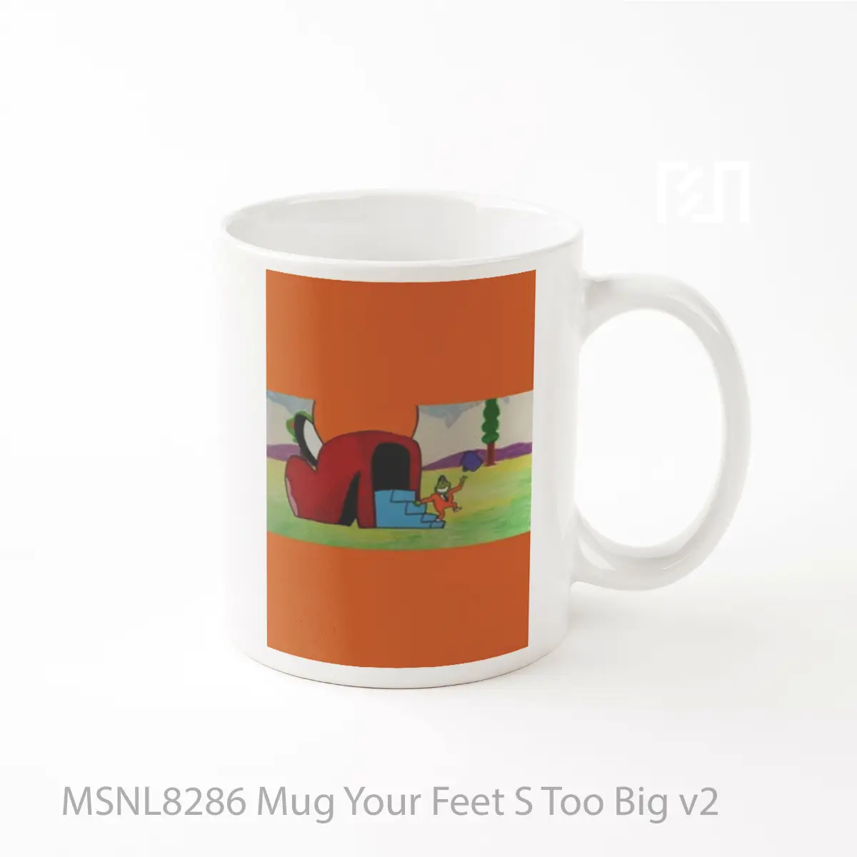 Mug Your Feet S Too Big V2 Gelas Keramik Tema Film MSNL8286