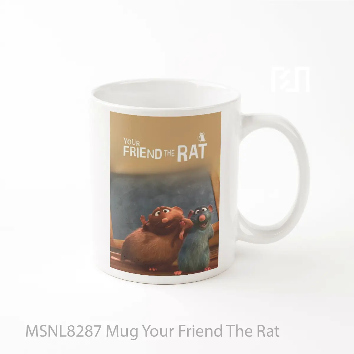 Mug Your Friend The Rat Gelas Keramik Tema Film MSNL8287