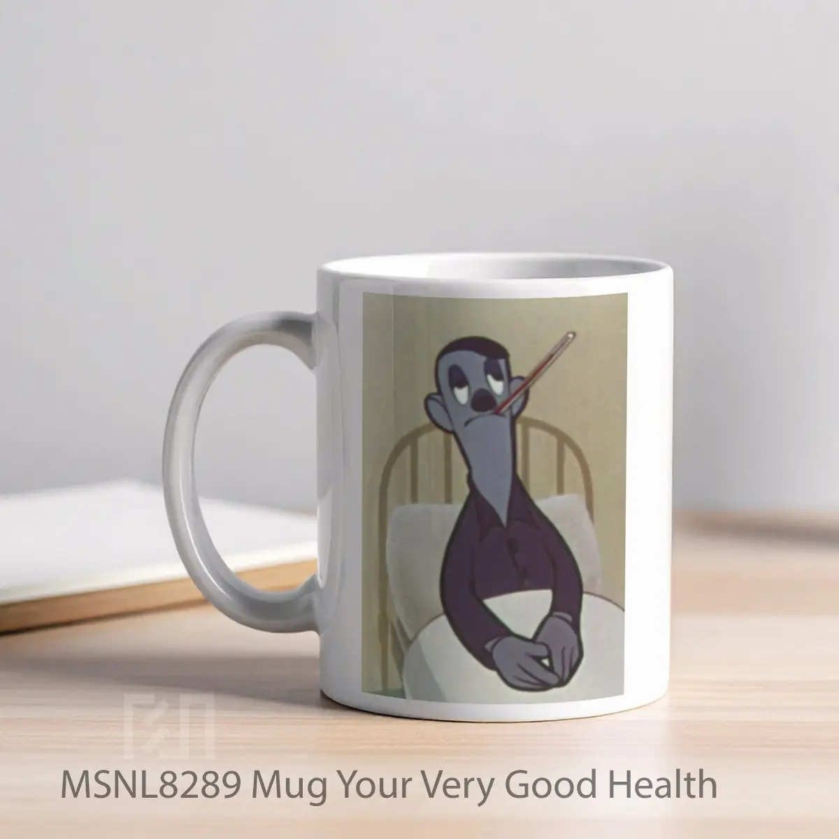 Mug Your Very Good Health Gelas Keramik Tema Film MSNL8289 - Tampak Kiri