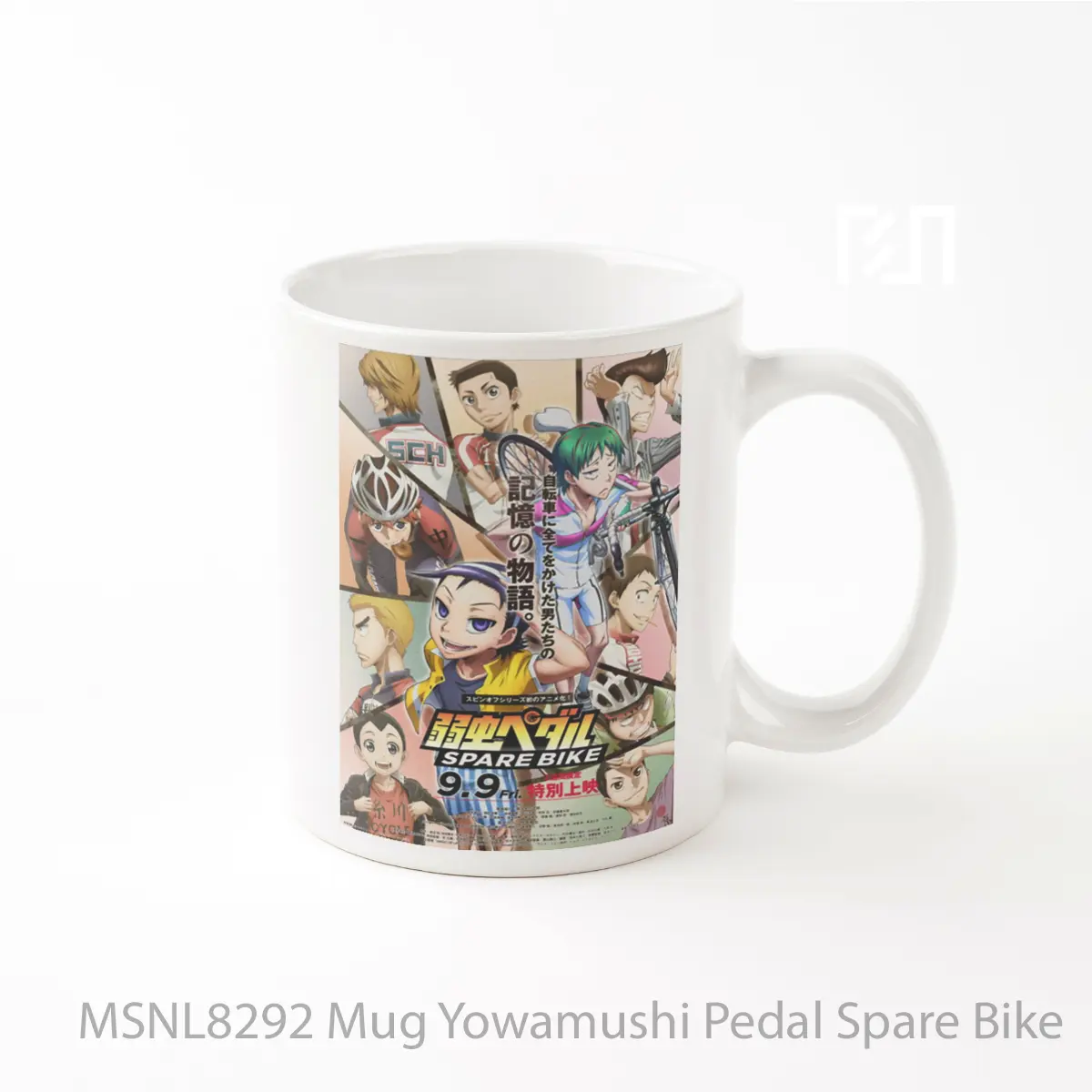 Mug Yowamushi Pedal Spare Bike Gelas Keramik Tema Film MSNL8292