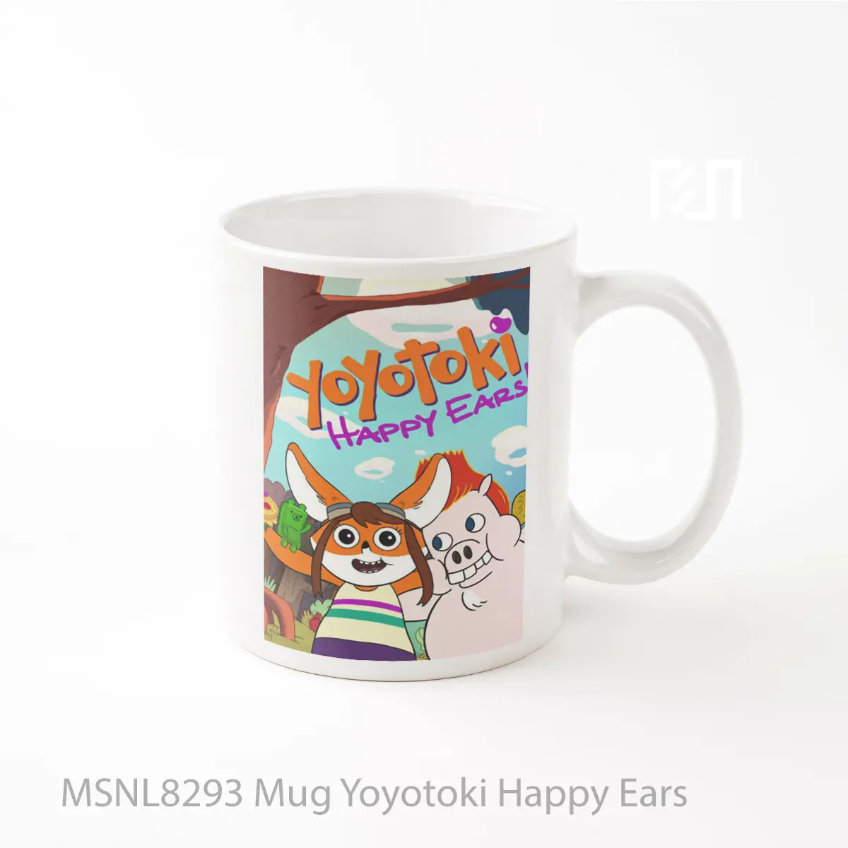 Mug Yoyotoki Happy Ears Gelas Keramik Tema Film MSNL8293