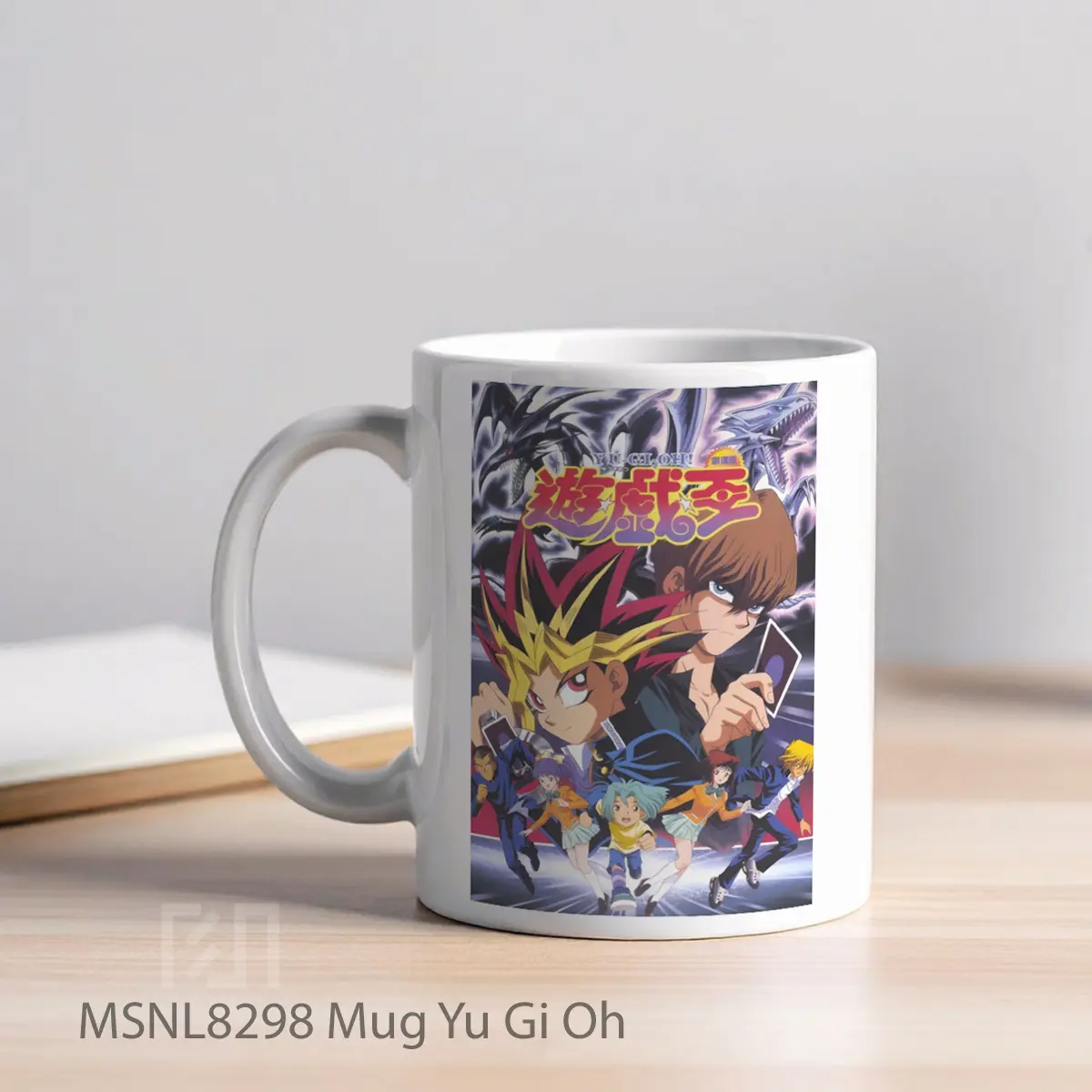 Mug Yu Gi Oh Gelas Keramik Tema Film MSNL8298 - Tampak Kiri