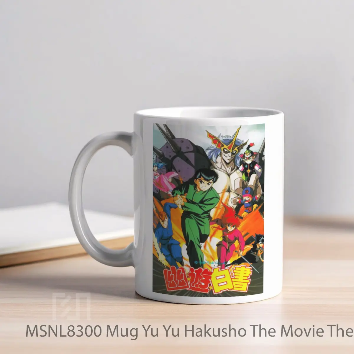 Mug Yu Yu Hakusho The Movie The Golden Seal Gelas Keramik Tema Film MSNL8300 - Tampak Kiri