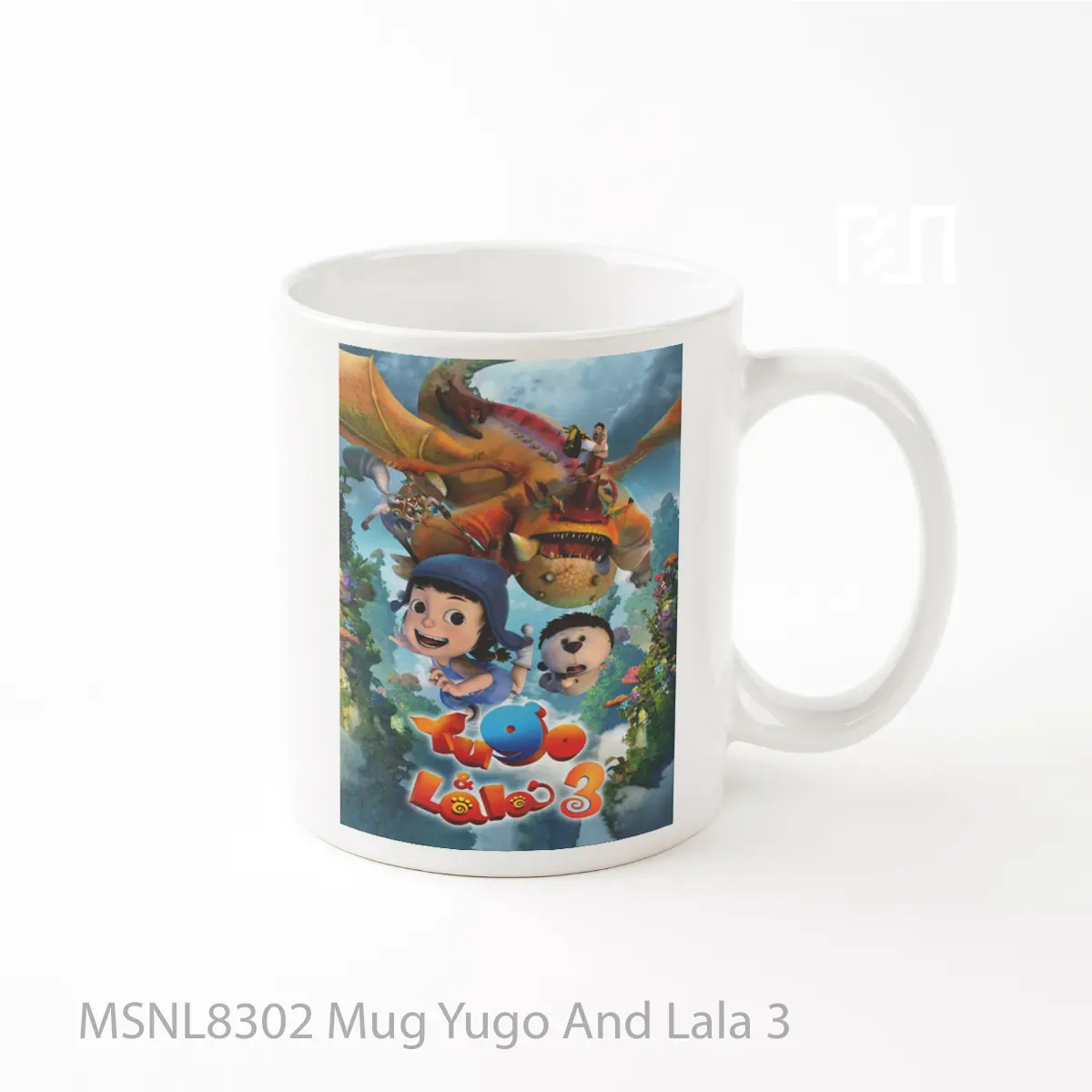 Mug Yugo And Lala 3 Gelas Keramik Tema Film MSNL8302