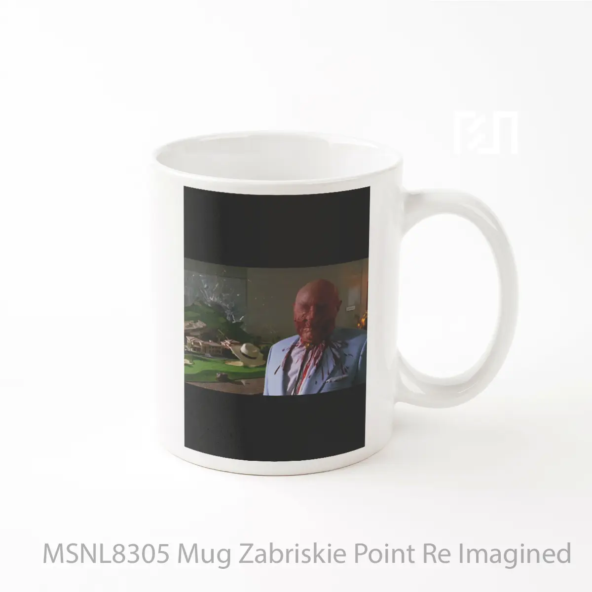 Mug Zabriskie Point Re Imagined Gelas Keramik Tema Film MSNL8305