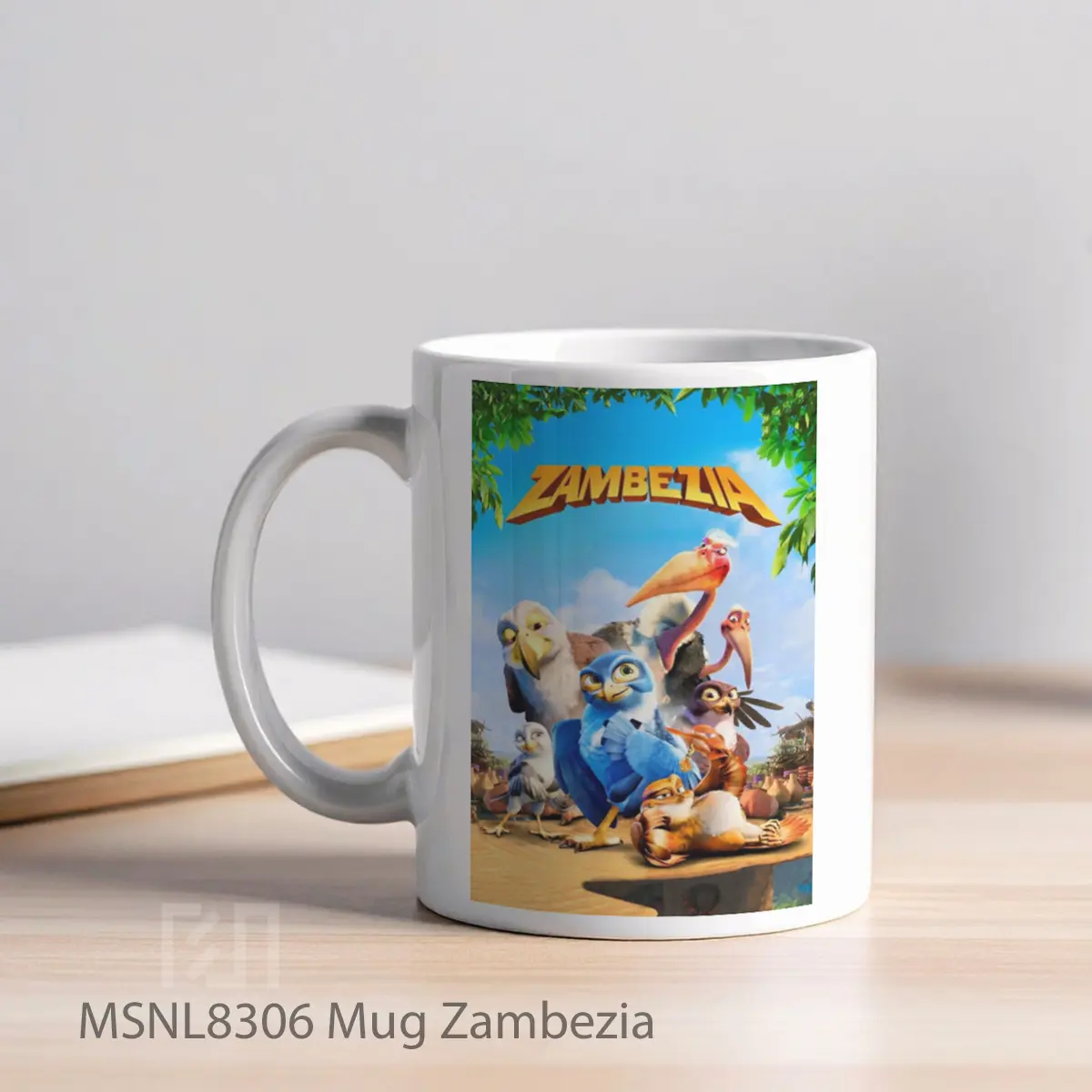 Mug Zambezia Gelas Keramik Tema Film MSNL8306 - Tampak Kiri