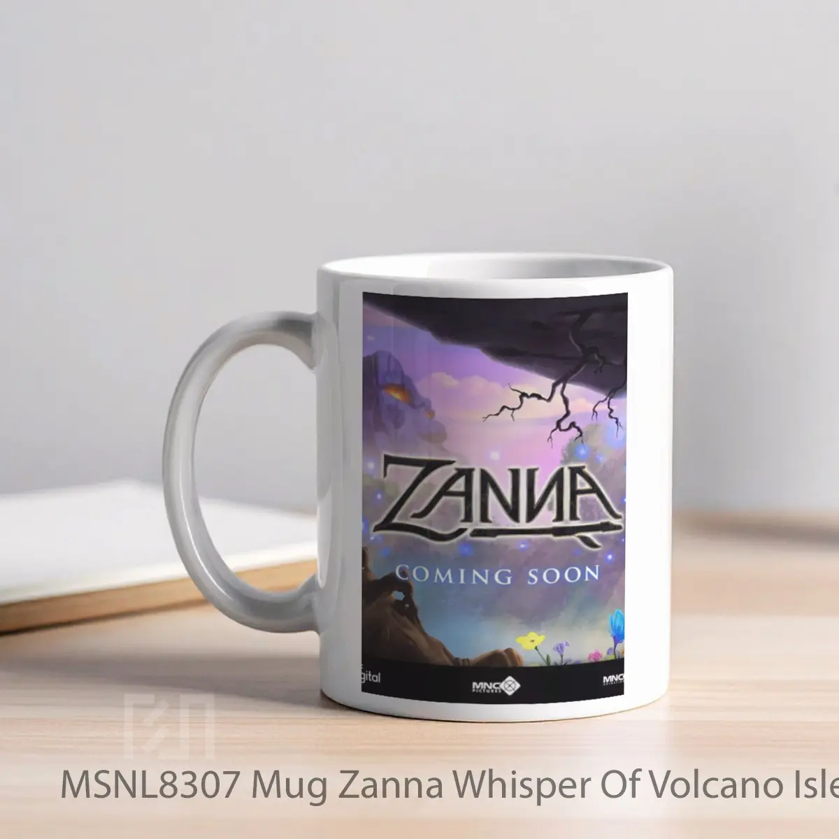 Mug Zanna Whisper Of Volcano Isle Gelas Keramik Tema Film MSNL8307 - Tampak Kiri