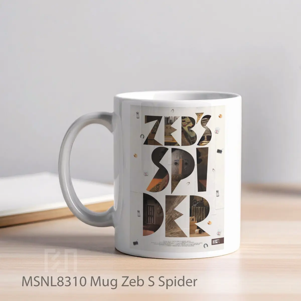Mug Zeb S Spider Gelas Keramik Tema Film MSNL8310 - Tampak Kiri