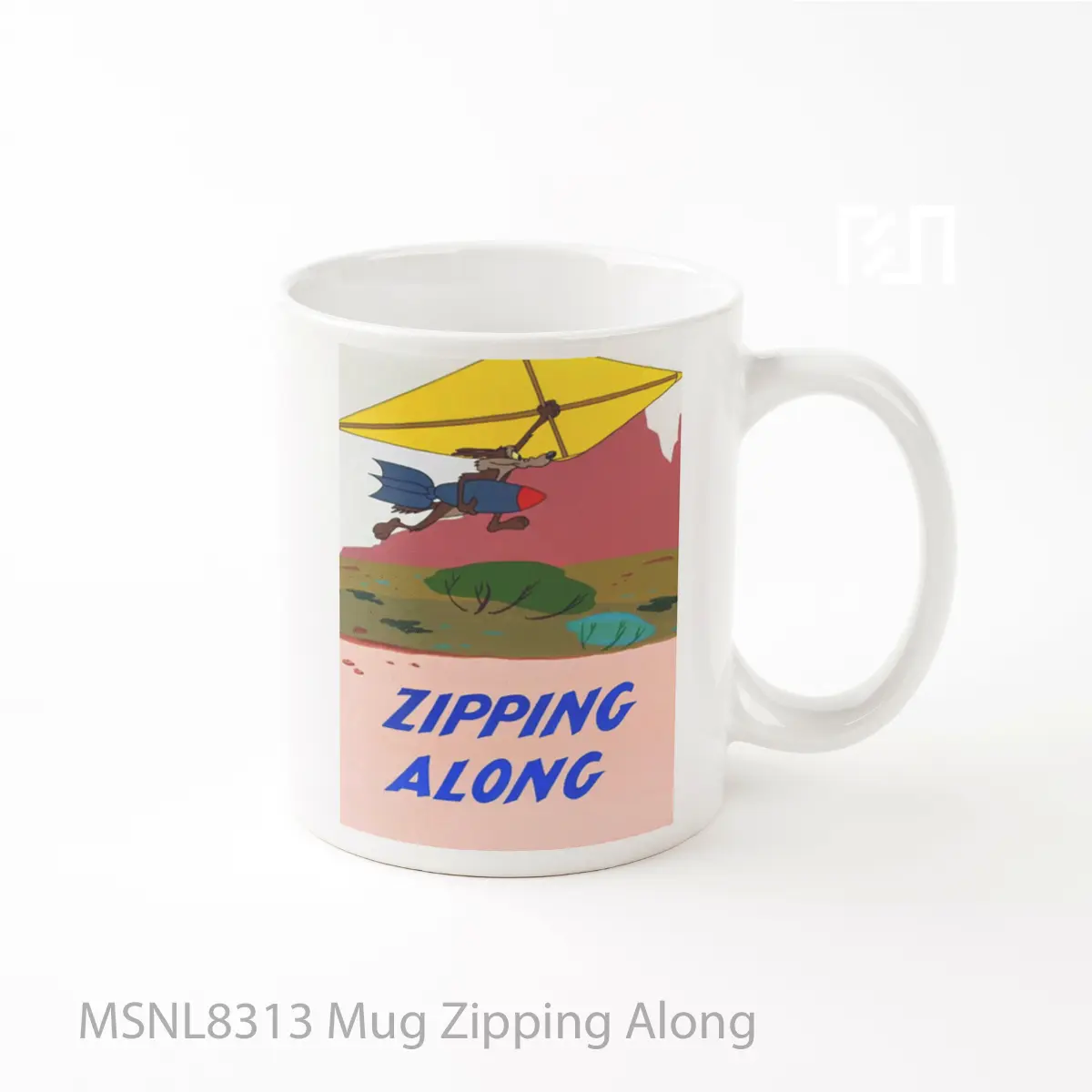 Mug Zipping Along Gelas Keramik Tema Film MSNL8313