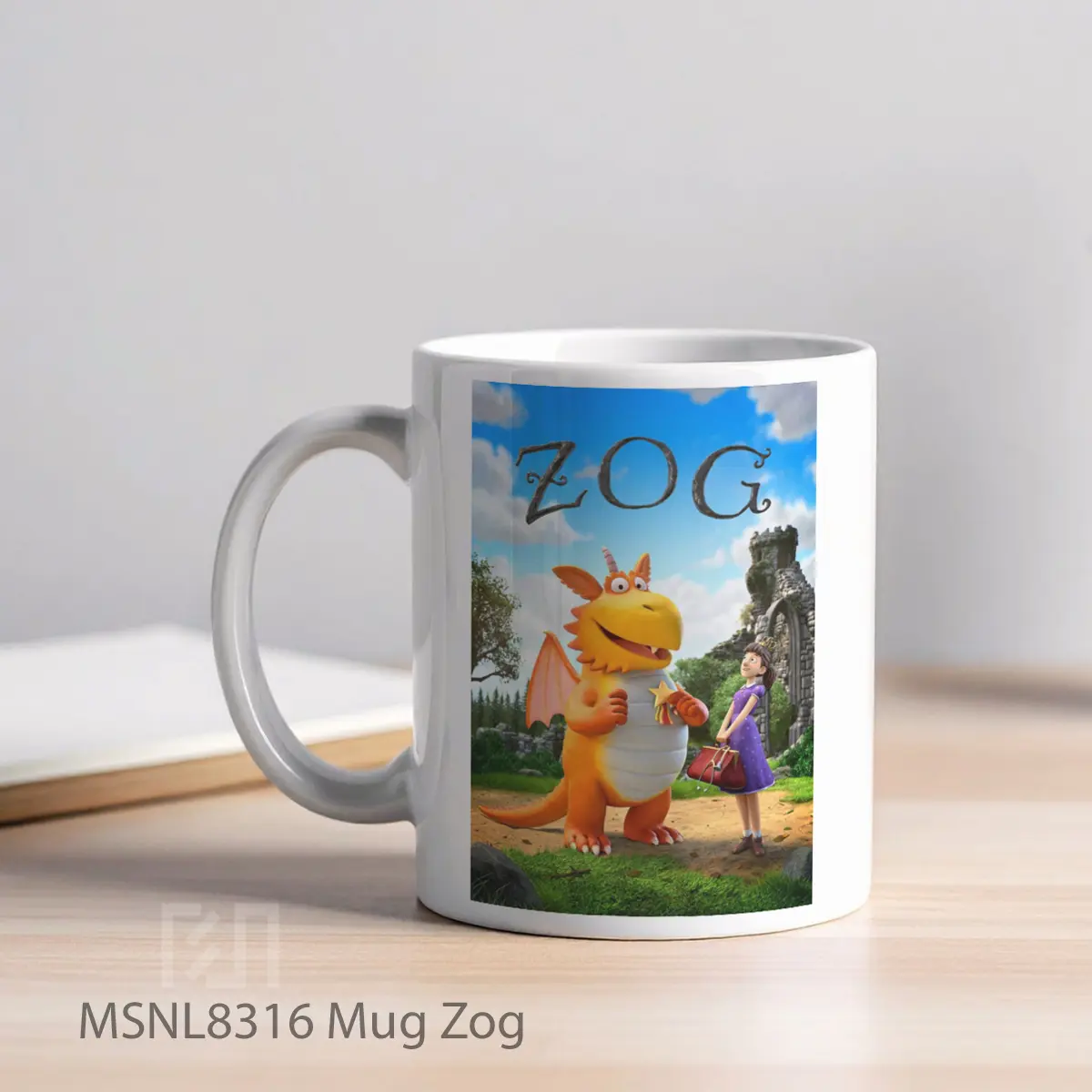 Mug Zog Gelas Keramik Tema Film MSNL8316 - Tampak Kiri
