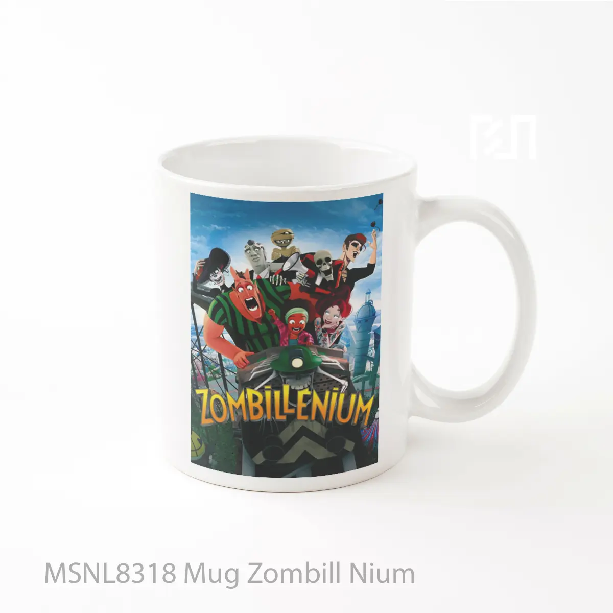 Mug Zombill Nium Gelas Keramik Tema Film MSNL8318