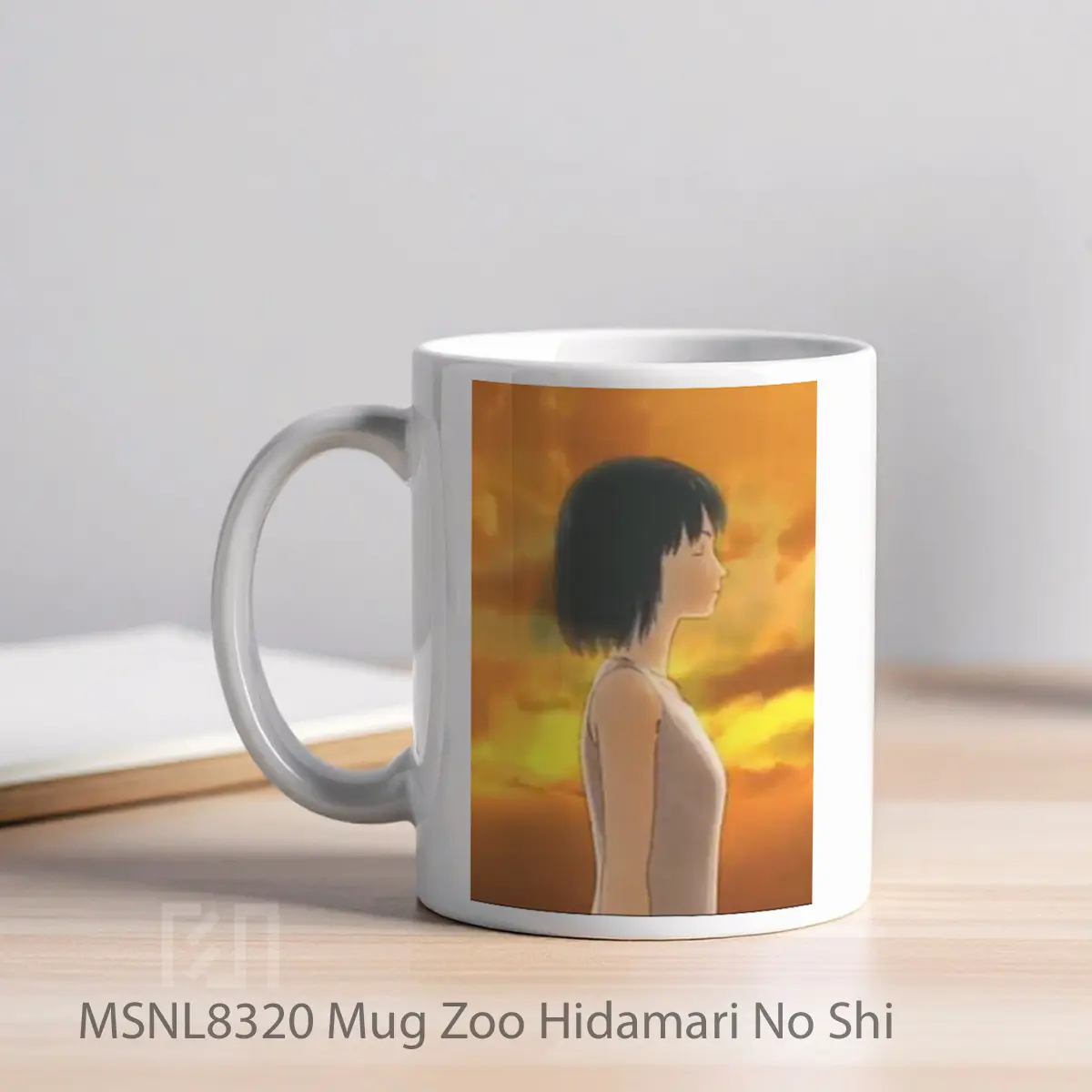 Mug Zoo Hidamari No Shi Gelas Keramik Tema Film MSNL8320 - Tampak Kiri