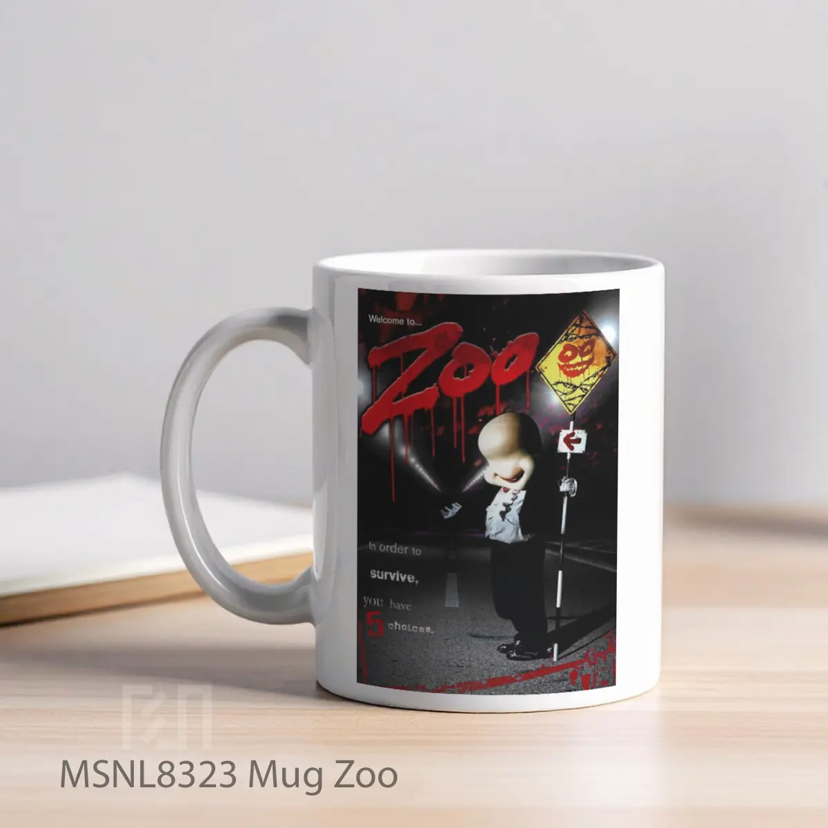 Mug Zoo Gelas Keramik Tema Film MSNL8323 - Tampak Kiri