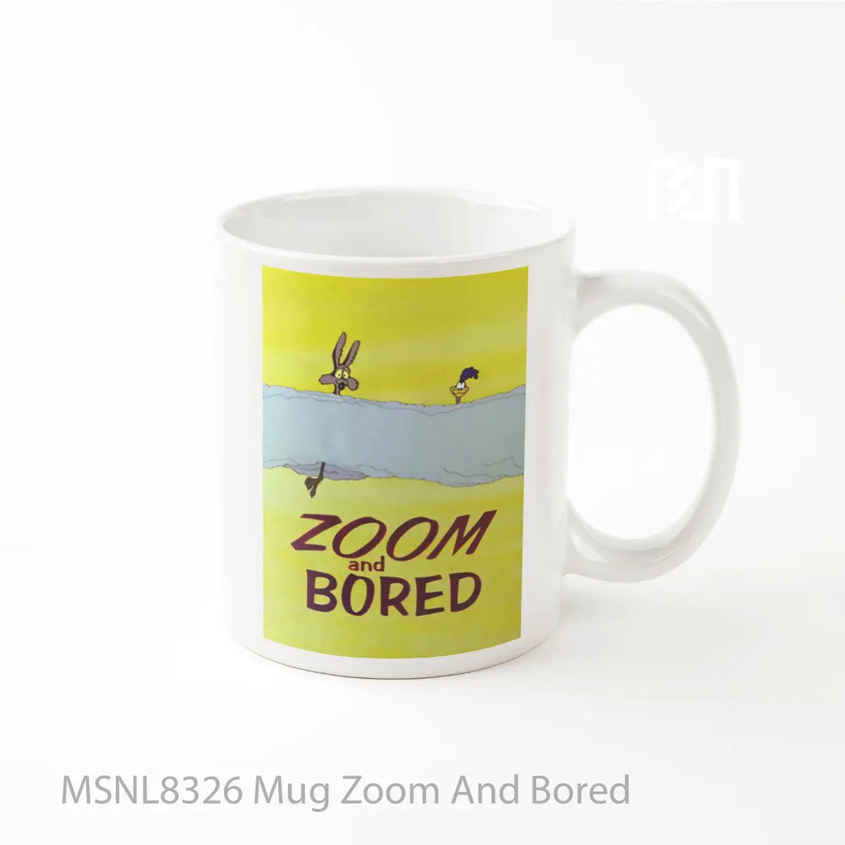 Mug Zoom And Bored Gelas Keramik Tema Film MSNL8326