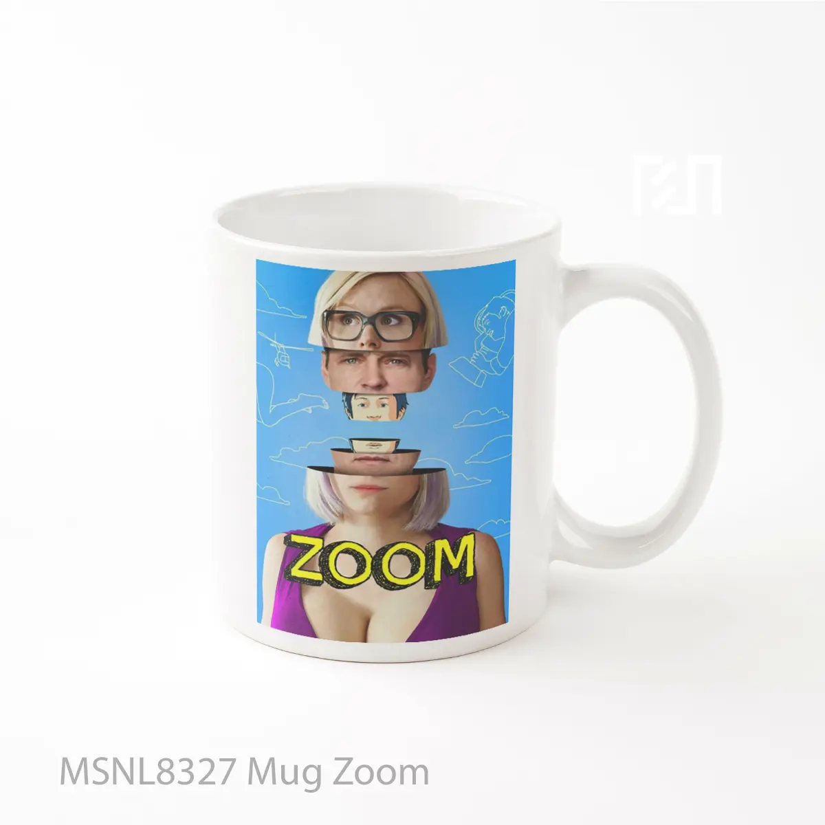 Mug Zoom Gelas Keramik Tema Film MSNL8327