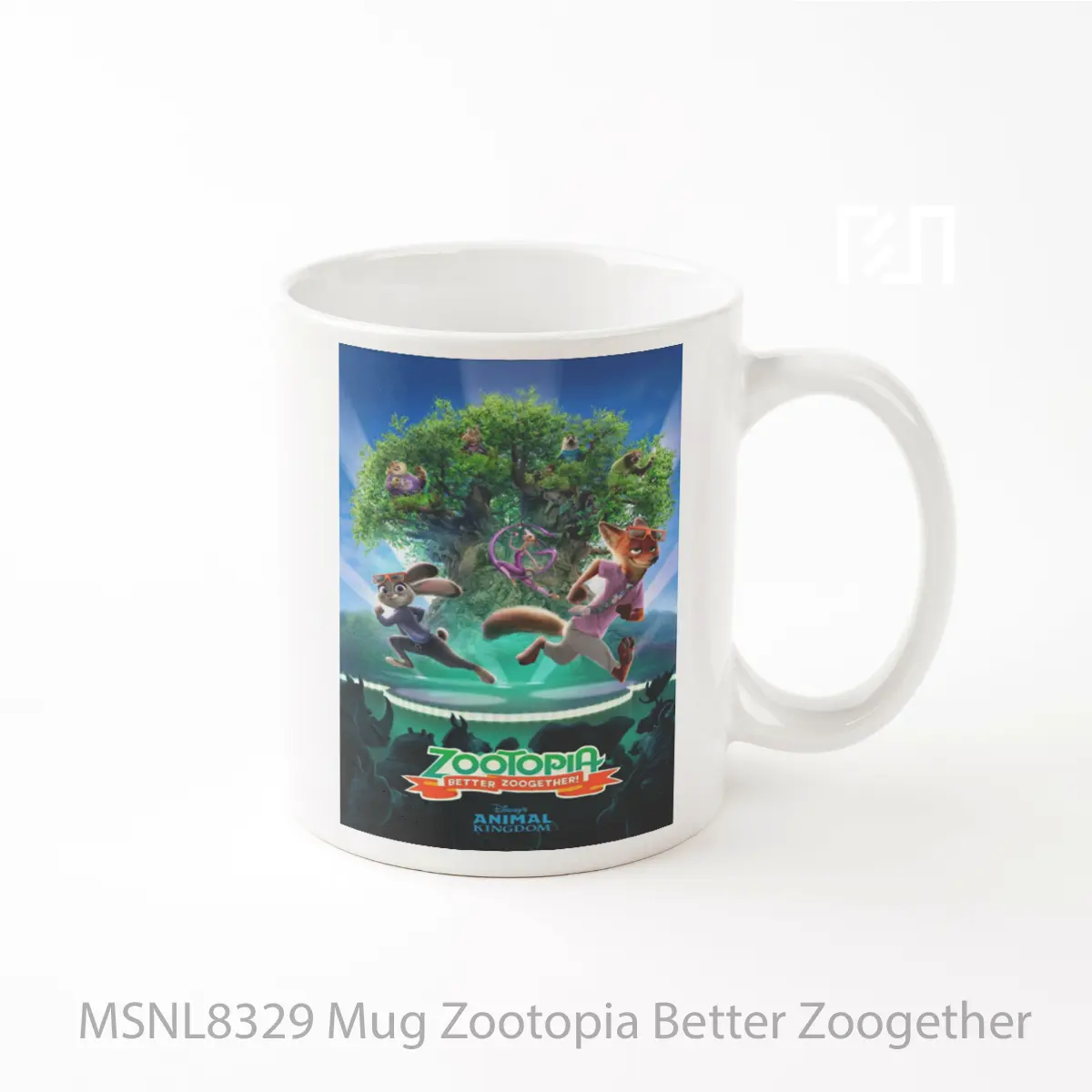 Mug Zootopia Better Zoogether Gelas Keramik Tema Film MSNL8329