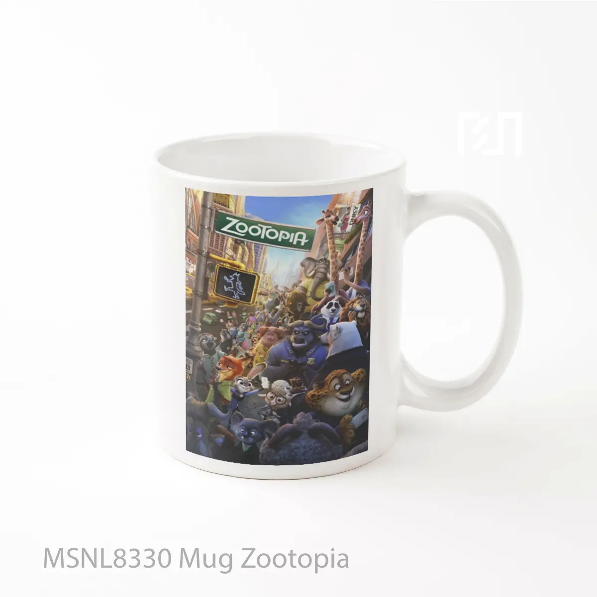 Mug Zootopia Gelas Keramik Tema Film MSNL8330